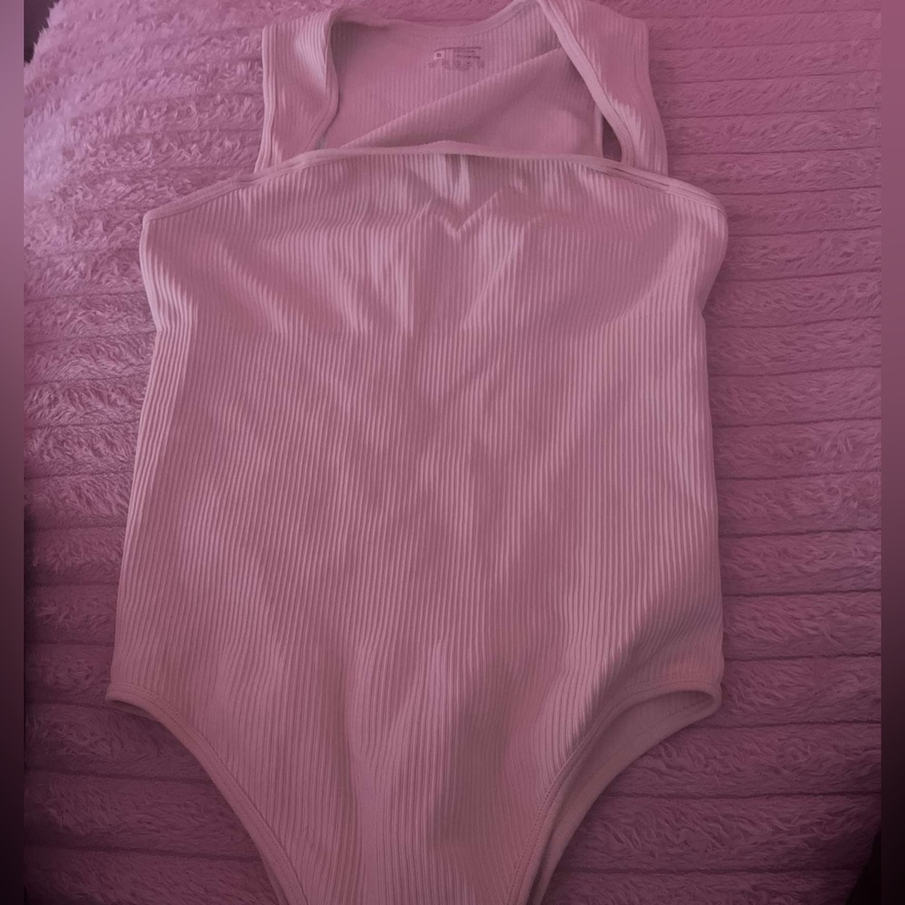 Pink Ribbed Top